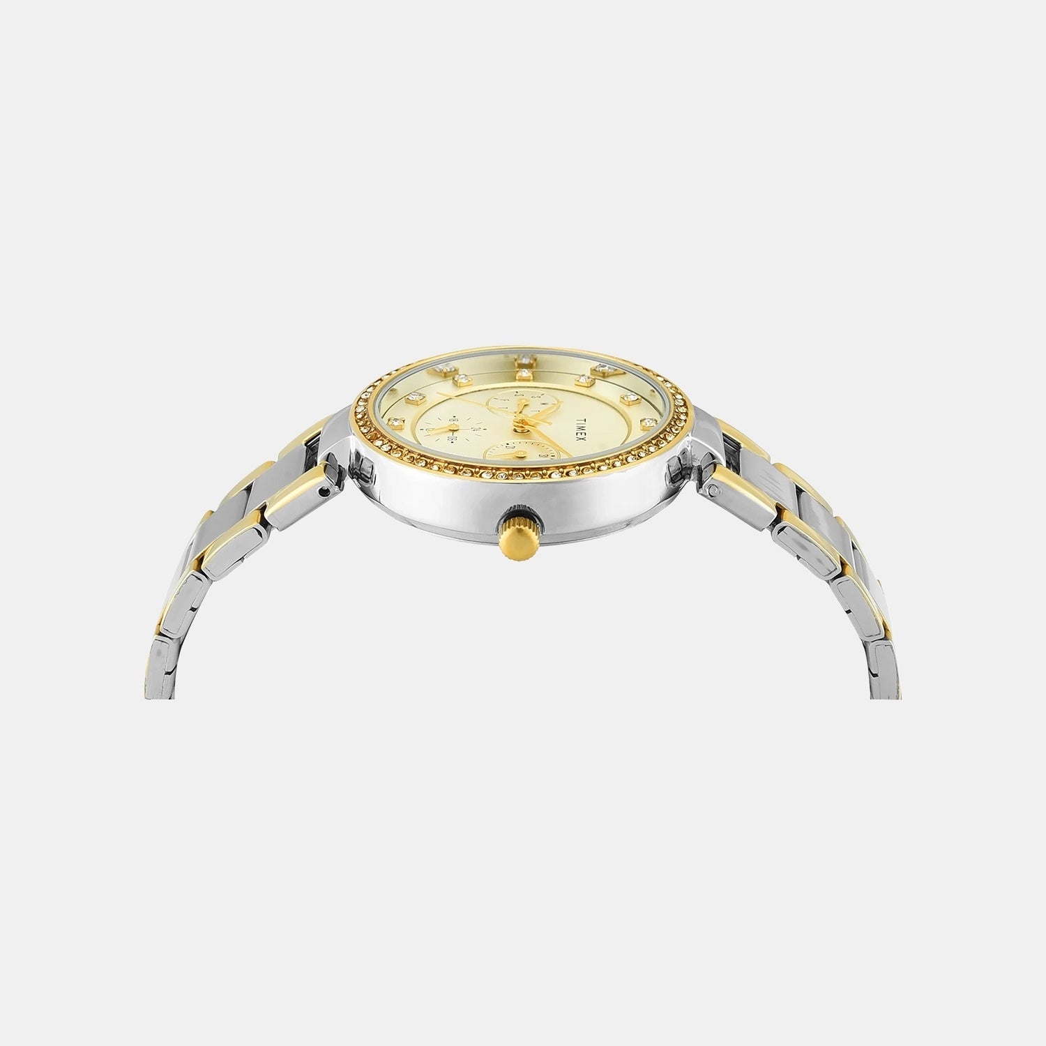 Timex Trendline Women Quartz Dial Multi-Function Stainless Steel Watch Twel18711