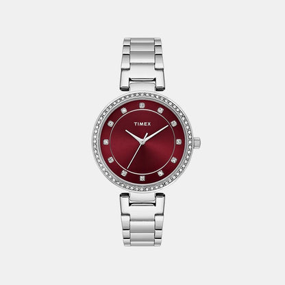 Timex Trendline Women Quartz Dial Analog Stainless Steel Watch Twel18712