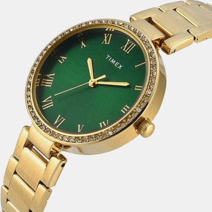 Timex Trendline Women Quartz Dial Analog Stainless Steel Watch Twel18716