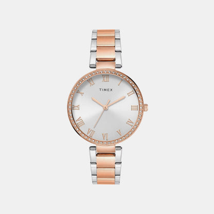 Timex Trendline Women Quartz Dial Analog Stainless Steel Watch Twel18717