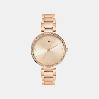 Timex Trendline Women Quartz Dial Analog Stainless Steel Watch Twel18718
