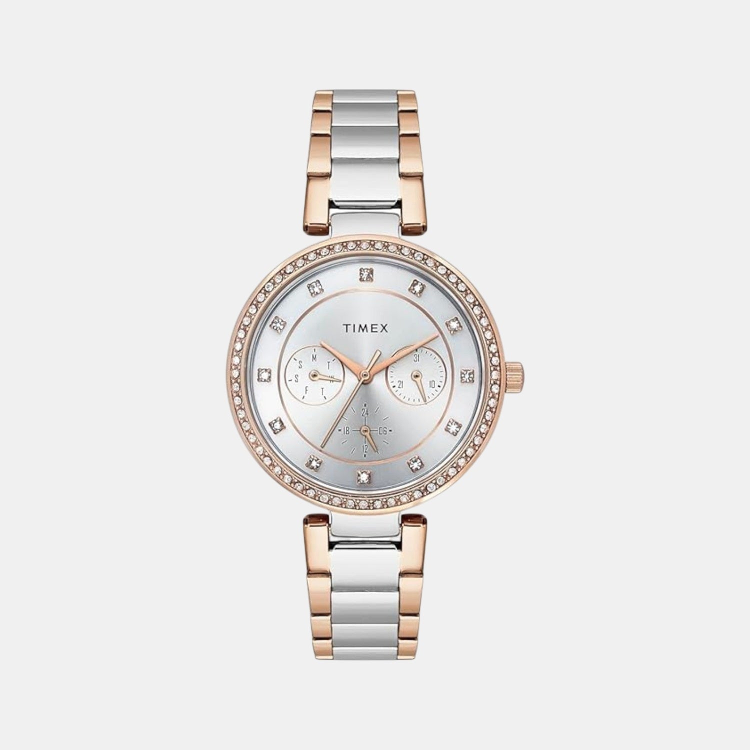 Timex Trendline Women Quartz Dial Analog Stainless Steel Watch Twel18723