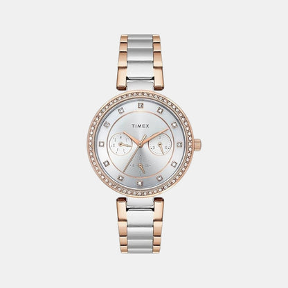 Timex Trendline Women Quartz Dial Analog Stainless Steel Watch Twel18723