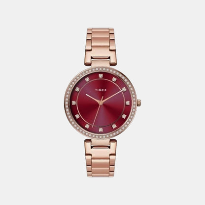 Timex Trendline Women Quartz Dial Analog Stainless Steel Watch Twel18724
