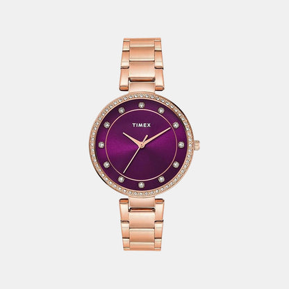 Timex Trendline Women Quartz Dial Analog Stainless Steel Watch Twel18726