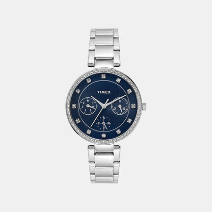 Timex Trendline Women Quartz Dial Multi-Function Stainless Steel Watch Twel18729
