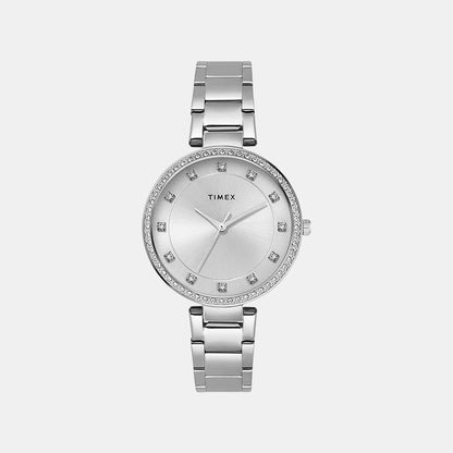 Timex Trendline Women Quartz Dial Analog Stainless Steel Watch Twel18730