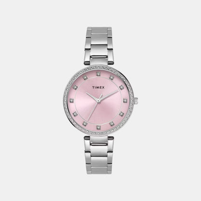 Timex Trendline Women Quartz Dial Analog Stainless Steel Watch Twel18731