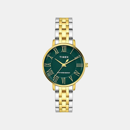 Timex Trendline Women Quartz Dial Analog Stainless Steel Watch Twel19107