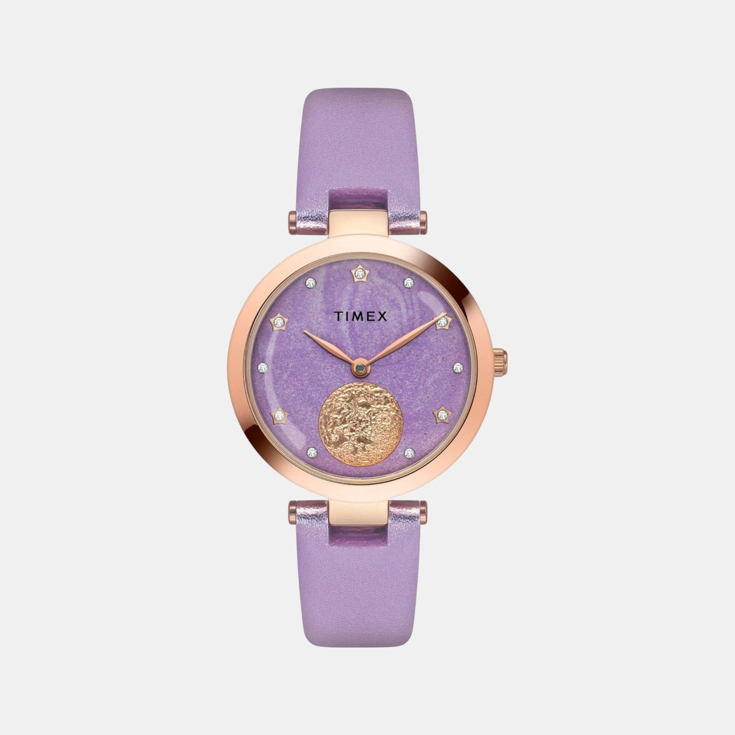 Timex Fashion Women Quartz Dial Analog Leather Watch Twel19200