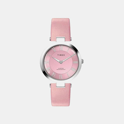 Timex Trendline Women Quartz Dial Analog Leather Watch Twel19208