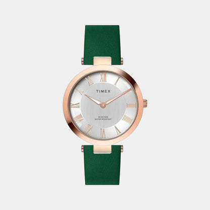 Timex Trendline Women Quartz Dial Analog Leather Watch Twel19209
