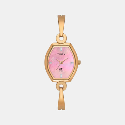Timex Fria Women Quartz Dial Analog Brass Watch Twel19702
