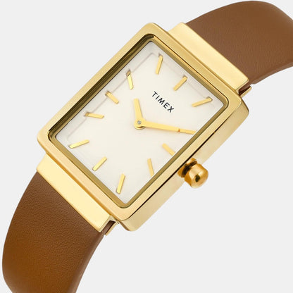 Timex Trendline Women Quartz Dial Analog Leather Watch Twel20700