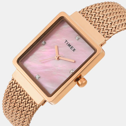Timex Trendline Women Quartz Dial Analog Stainless Steel Watch Twel20704