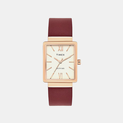 Timex Trendline Women Quartz Dial Analog Leather Watch Twel20708