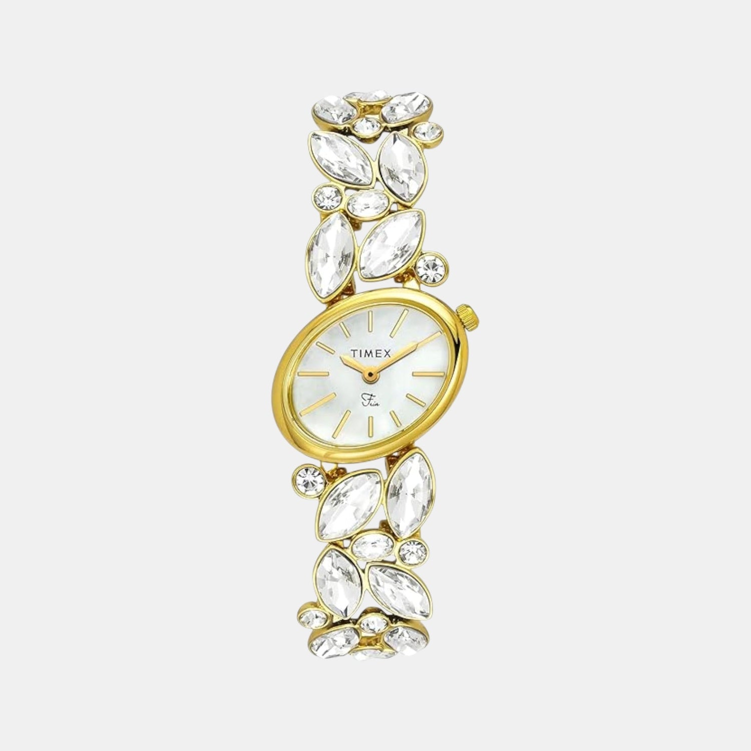 Timex Fria Women Quartz Dial Analog Brass Watch Twel20901