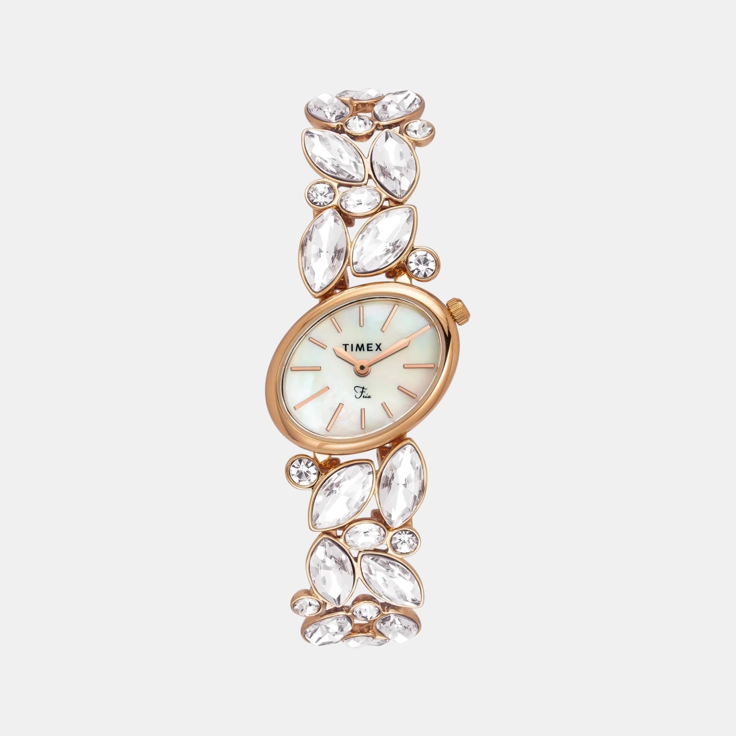 Timex Fria Women Quartz Dial Analog Brass Watch Twel20902
