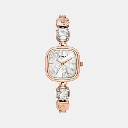 Timex Fria Women Quartz Dial Analog Brass Watch Twel21001