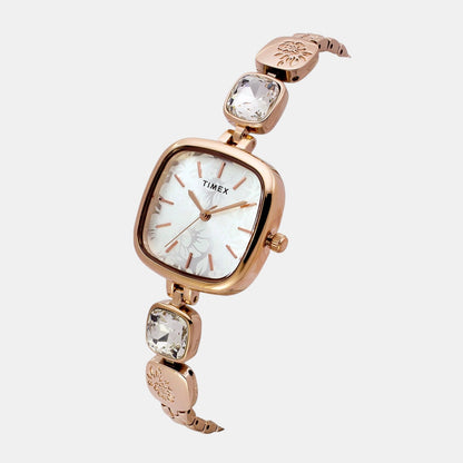 Timex Fria Women Quartz Dial Analog Brass Watch Twel21001