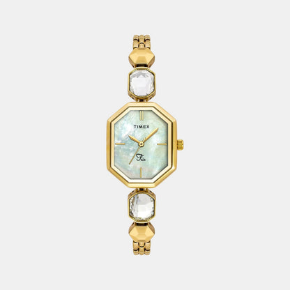 Timex Fria Women Quartz Dial Analog Brass Watch Twel21100