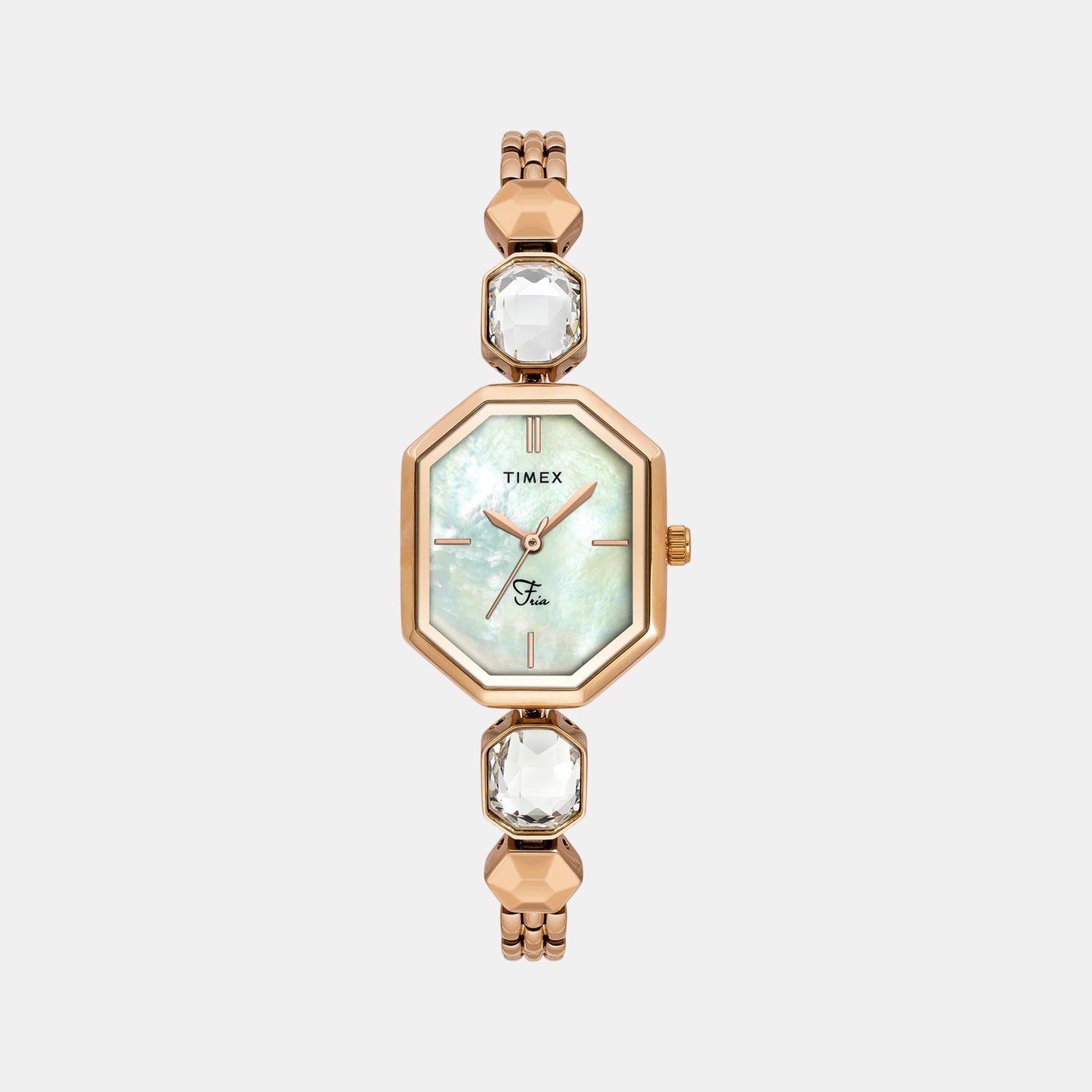 Timex Fria Women Quartz Dial Analog Brass Watch Twel21101