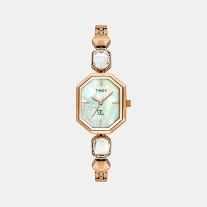Timex Fria Women Quartz Dial Analog Brass Watch Twel21101
