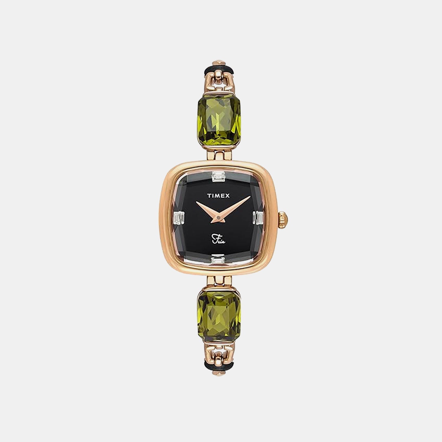 Timex Fria Women Quartz Dial Analog Brass Watch Twel21202