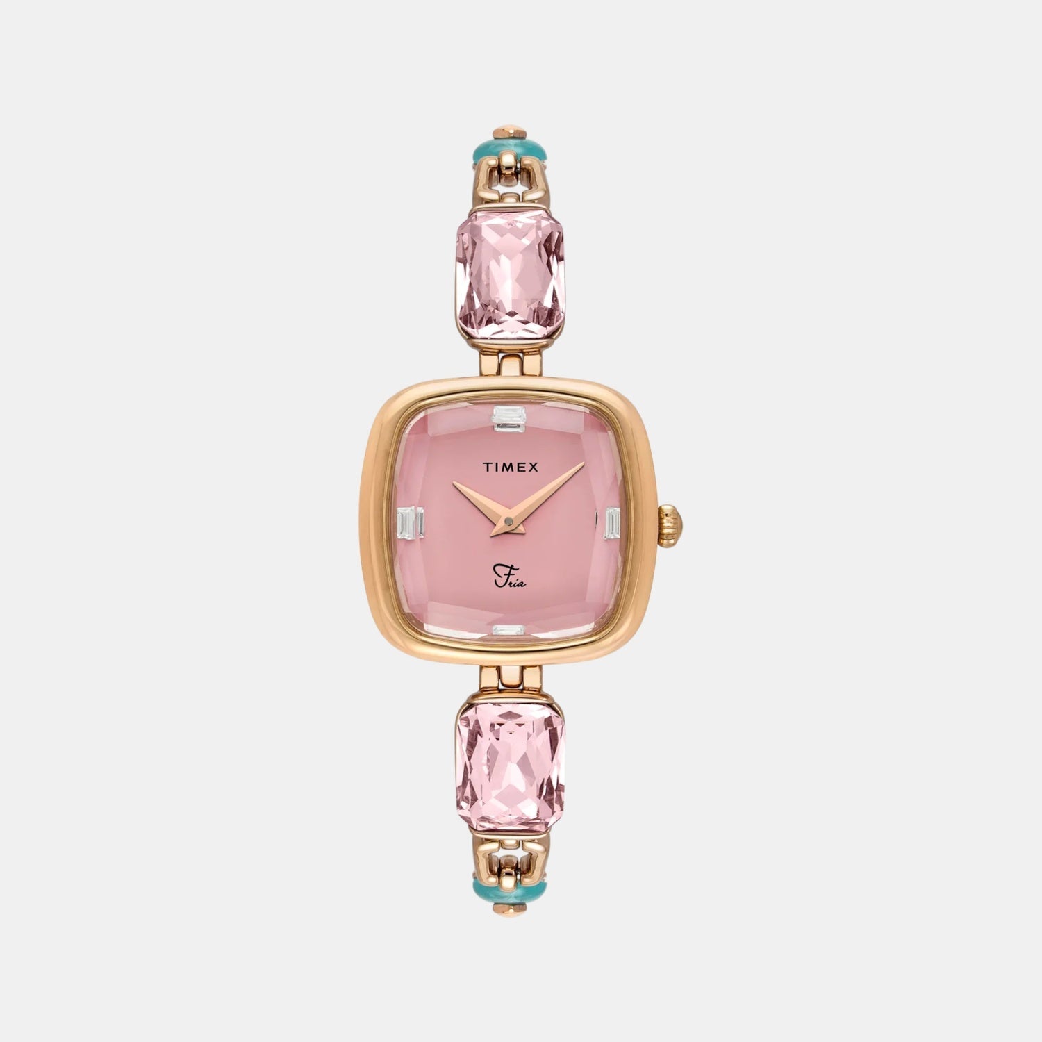 Timex Fria Women Quartz Dial Analog Brass Watch Twel21203