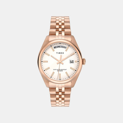 Timex Legacy Women Quartz Dial Analog Stainless Steel Watch Twel21401