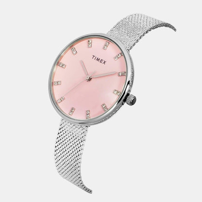 Timex Trendline Women Quartz Dial Analog Stainless Steel Watch Twel21500