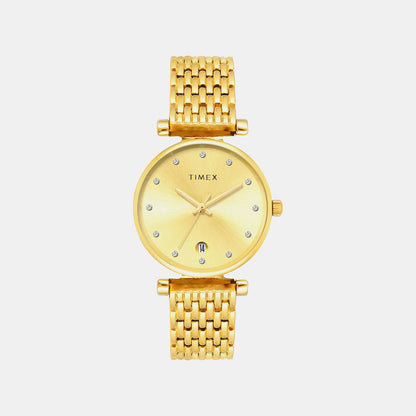Timex Trendline Women Quartz Dial Analog Brass Watch Twel21600
