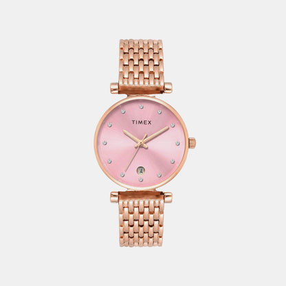 Timex Trendline Women Quartz Dial Analog Brass Watch Twel21601