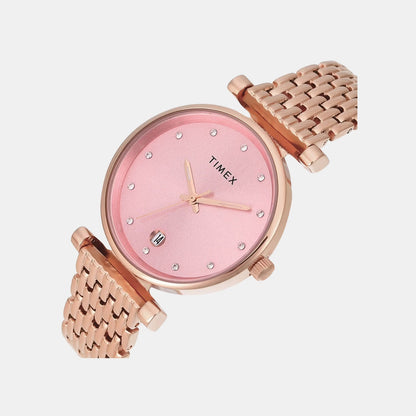 Timex Trendline Women Quartz Dial Analog Brass Watch Twel21601