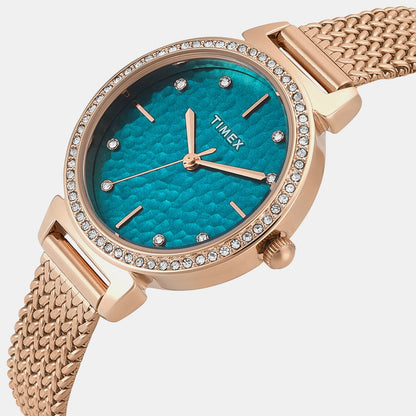 Timex Trendline Women Quartz Dial Analog Stainless Steel Watch Twel22305