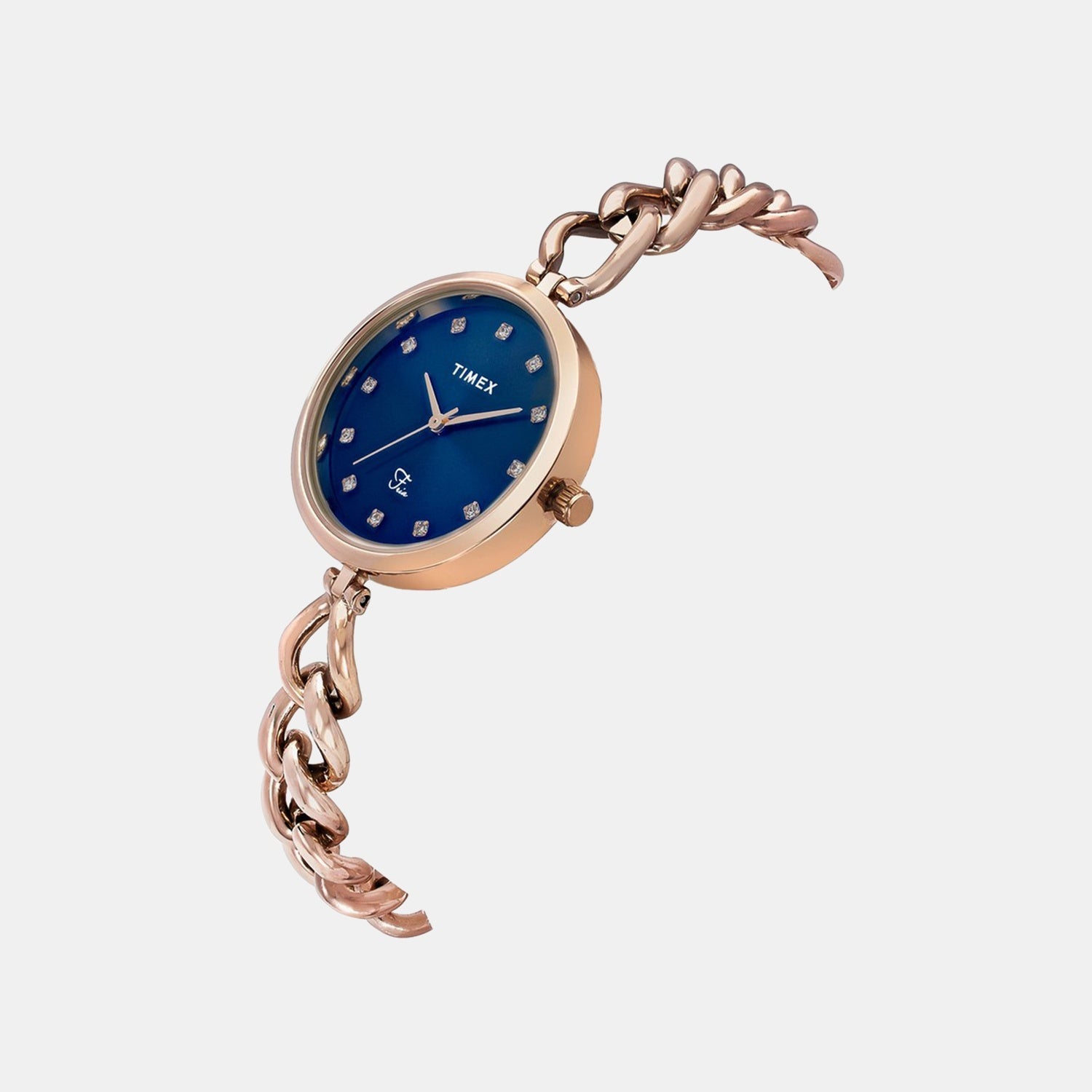 Timex Fria Women Quartz Dial Analog Brass Watch Twel23802