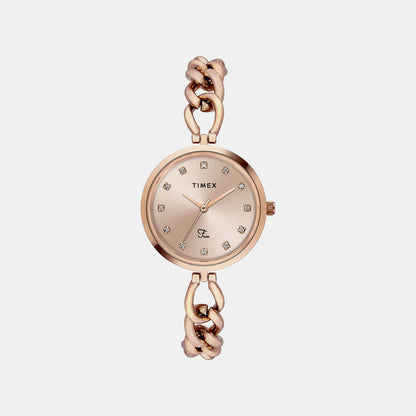 Timex Fria Women Quartz Dial Analog Brass Watch Twel23803