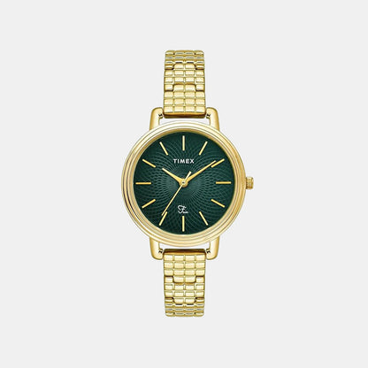 Timex Fria Women Quartz Dial Analog Brass Watch Twel23900