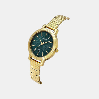 Timex Fria Women Quartz Dial Analog Brass Watch Twel23900