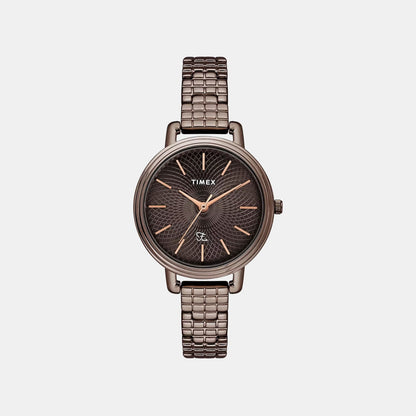 Timex Fria Women Quartz Dial Analog Brass Watch Twel23903