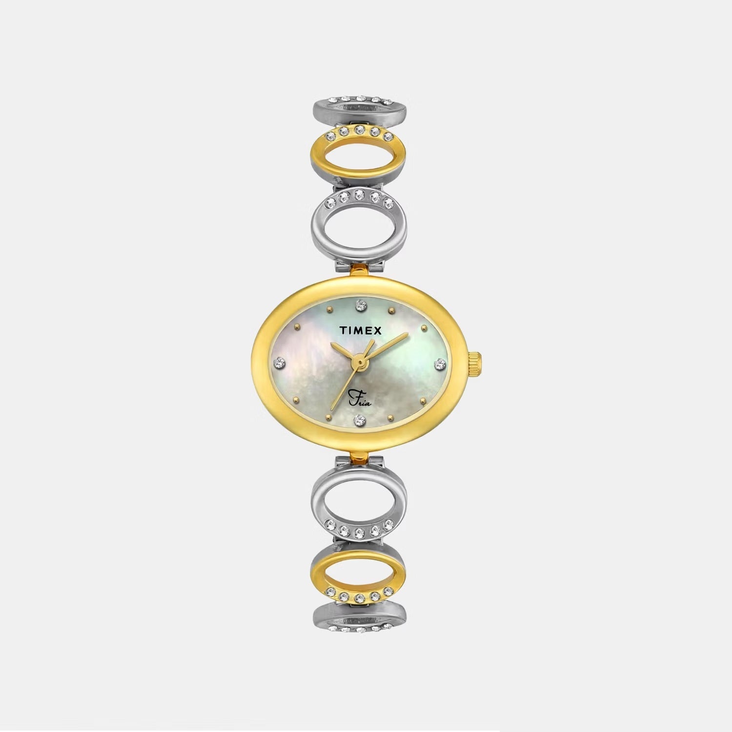 Timex Fria Women Quartz Dial Analog Brass Watch Twel24000