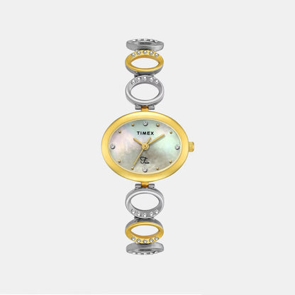 Timex Fria Women Quartz Dial Analog Brass Watch Twel24000