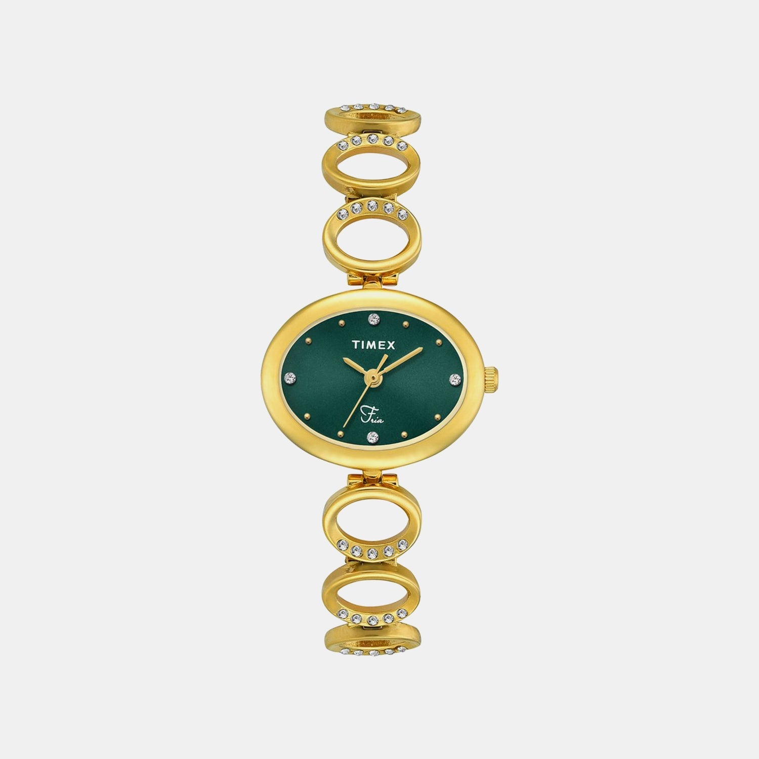 Timex Fria Women Quartz Dial Analog Brass Watch Twel24001