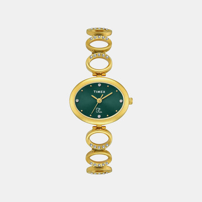 Timex Fria Women Quartz Dial Analog Brass Watch Twel24001