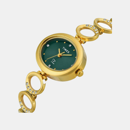 Timex Fria Women Quartz Dial Analog Brass Watch Twel24001