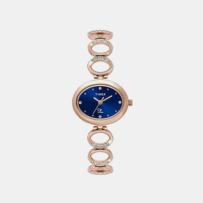 Timex Fria Women Quartz Dial Analog Brass Watch Twel24003