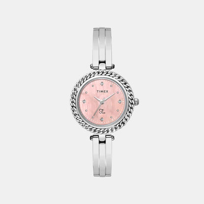 Timex Fria Women Quartz Dial Analog Brass Watch Twel24100