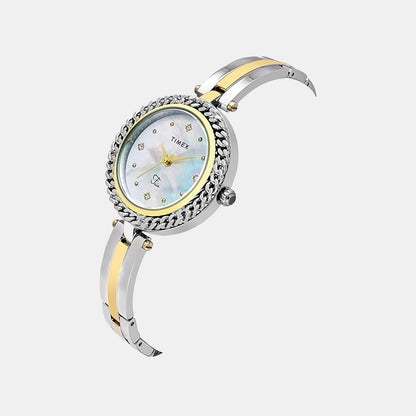 Timex Fria Women Quartz Dial Analog Brass Watch Twel24101