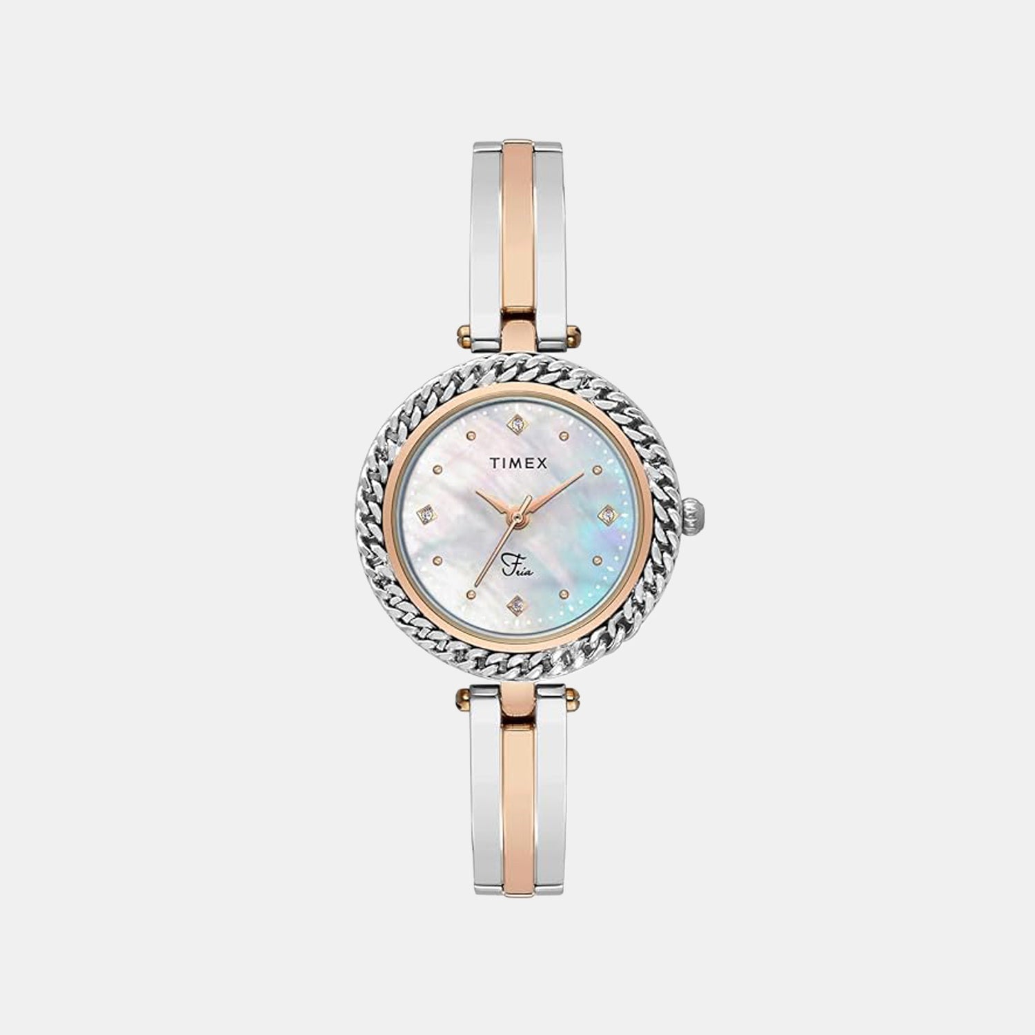 Timex Fria Women Quartz Dial Analog Brass Watch Twel24102