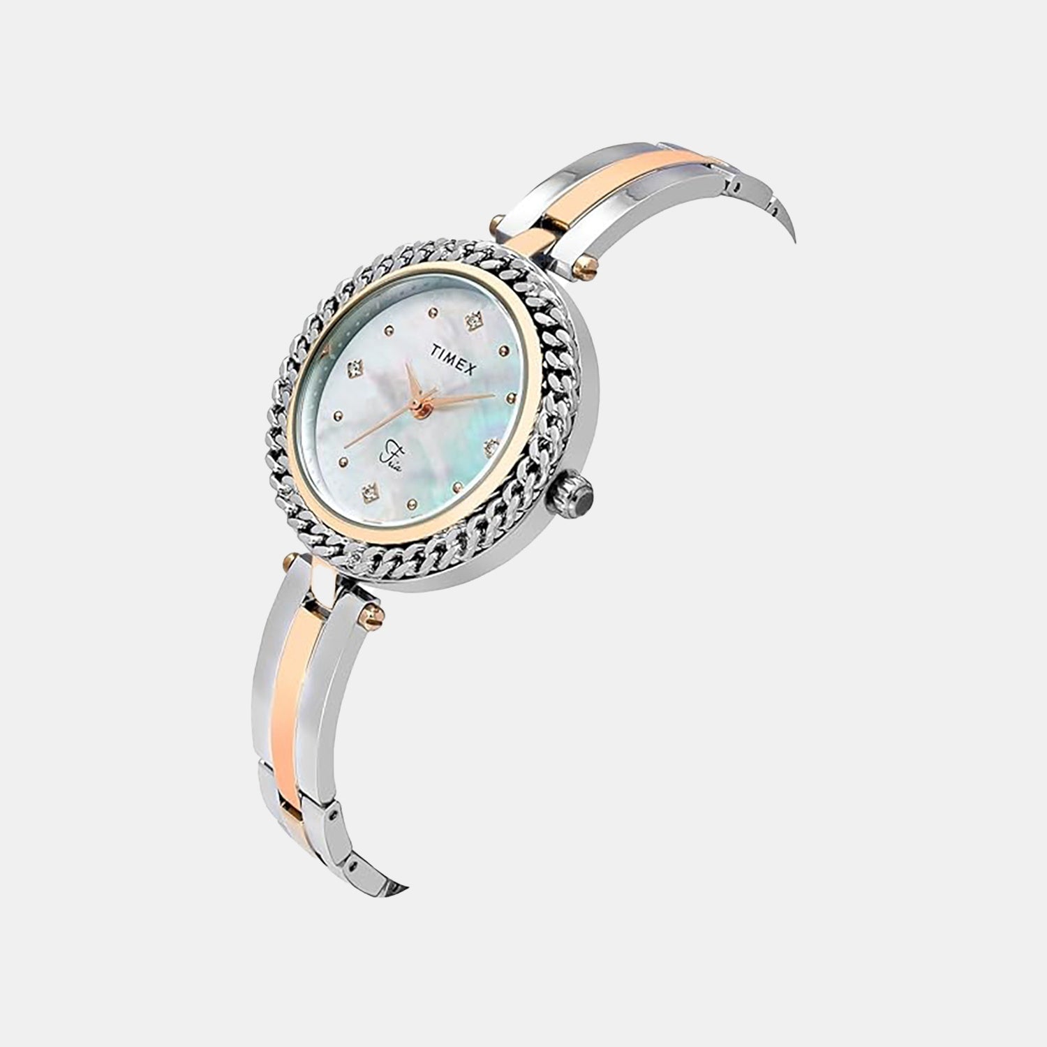 Timex Fria Women Quartz Dial Analog Brass Watch Twel24102